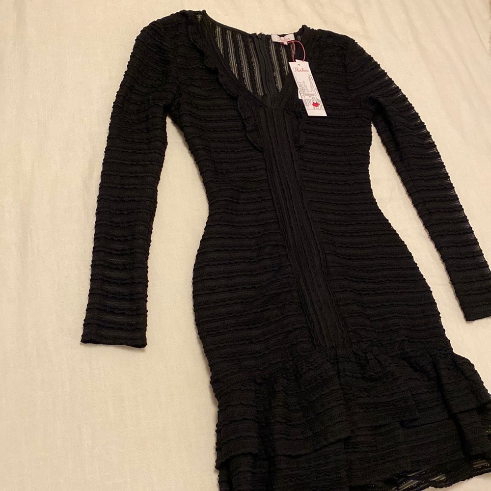 New with tags, beautiful black Parker New York dress size 4